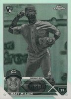 2023 Topps Chrome Update #USC200 Matt Mclain Negative Refractor Baseball Card