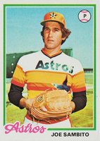 1978 Topps #498 Joe Sambito Baseball Card