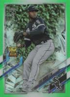 2021 Topps Chrome Ben Baller #56 Luis Robert Green Refractor Baseball Card