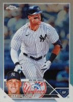 2023 Topps Chrome #62 Aaron Judge Refractor Baseball Card