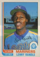 1982 Topps #312 Lenny Randle Baseball Card