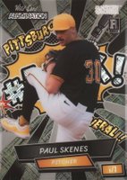 2024 Wild Card Alumination Comix Paul Skenes Edition #PS3 Paul Skenes #1 Pick Yellow-Cross Hatch Foil-Black/Silver on Black Metallic 1/1 Baseball Card