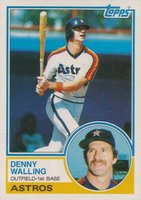 1983 Topps #692 Denny Walling Baseball Card