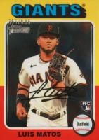 2024 Topps Heritage #101 Luis Matos Chrome Baseball Card