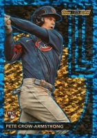 2024 Topps Update Topps Black Gold #BG15 Pete Crow-Armstrong Blue Baseball Card