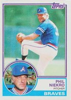 1983 Topps #410 Phil Niekro Baseball Card
