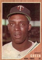 1962 Topps #84 Lenny Green Baseball Card