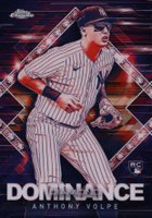 2023 Topps Chrome Update Diamond Dominance #DD6 Anthony Volpe Baseball Card