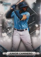 2023 Bowman Sterling #BSP77 Junior Caminero Baseball Card