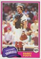 1981 Topps #763 Barry Foote Traded Baseball Card