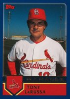 2003 Topps #288 Tony LaRussa Baseball Card