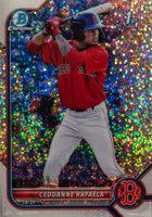 2022 Bowman Chrome Prospects #BCP61 Ceddanne Rafaela Speckle Refractor Baseball Card
