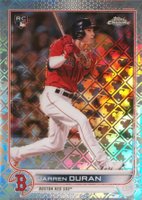 2022 Topps Chrome Logofractor Edition #4 Jarren Duran Baseball Card