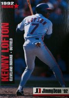 1992 Jimmy Dean Rookies #8 Kenny Lofton Baseball Card
