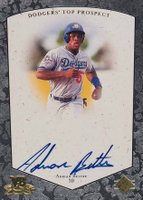 1998 SP Top Prospects Autographs #AB Adrian Beltre Baseball Card