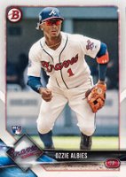 2018 Bowman #62 Ozzie Albies Baseball Card