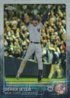 2015 Topps Chrome #1 Derek Jeter Refractor Baseball Card