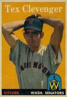1958 Topps #31 Tex Clavenger Baseball Card