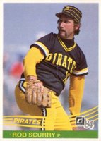 1984 Donruss #235 Rod Scurry Baseball Card