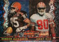 1994 Stadium Club Bowman's Best #27 Derrick Alexander/Jerry Rice Refractor Football Card
