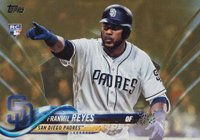2018 Topps Update #US242 Franmil Reyes Pointing-Gold Baseball Card