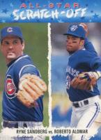 1993 Upper Deck Fun Packs Scratch Off #AS4 Roberto Alomar/Ryne Sandberg Baseball Card