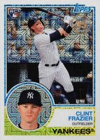 2018 Topps Silver Pack 1983 Chrome Promo #19 Clint Frazier Baseball Card