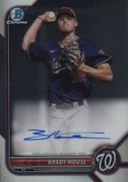 2022 Bowman Chrome Prospect Autographs #CPABH Brady House Baseball Card