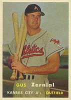 1957 Topps #253 Gus Zernial Baseball Card
