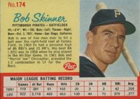 1962 Post Cereal #174 Bob Skinner Baseball Card