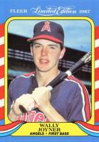 1987 Fleer Limited Edition #23 Wally Joyner Baseball Card