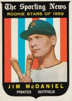 1959 Topps #134 Jim McDaniel Baseball Card
