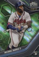 2023 Topps Chrome Black #88 Michael Harris II Green Wave Baseball Card