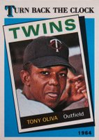 1989 Topps #665 Tony Oliva w/Copyright Baseball Card