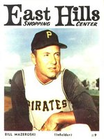 1966 East Hills Pirates #9 Bill Mazeroski Baseball Card