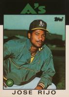 1986 Topps Tiffany #536 Jose Rijo Baseball Card