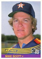1984 Donruss #136 Mike Scott Baseball Card