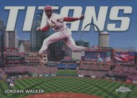2023 Topps Chrome Topps Chrome Titans #CT15 Jordan Walker Update Baseball Card