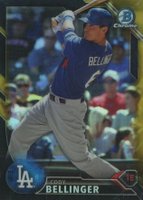 2016 Bowman Chrome Prospects #BCP182 Cody Bellinger Black and Gold Refractor Baseball Card
