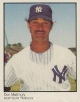 1984 All-Star Game Program Inserts-Hand Cut # Don Mattingly/George Bell Baseball Card