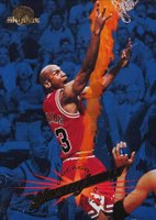 1995 Skybox Premium #15 Michael Jordan Career Block Total Wrong Basketball Card