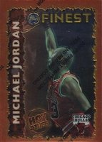 1995 Finest Hot Stuff #HS1 Michael Jordan Basketball Card