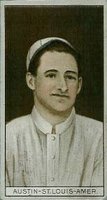 1912 Brown Backgrounds Broadleaf #5 Jimmy Austin No insignia on shirt Baseball Card