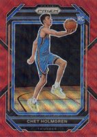 2022 Panini Prizm #266 Chet Holmgren Ruby Wave Basketball Card