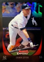2011 Bowman Chrome #129 Derek Jeter Refractor Baseball Card