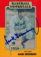 1980 Baseball Immortals #81 Hank Greenberg Baseball Card