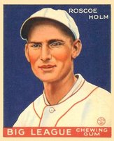 1933 Goudey #173 Roscoe Holm Baseball Card
