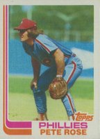 1982 Topps #780 Pete Rose Blackless Baseball Card