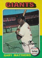 1975 Topps #79 Gary Matthews Baseball Card