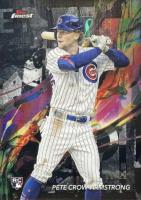 2024 Topps Finest #53 Pete Crow-Armstrong Black Refractor Baseball Card